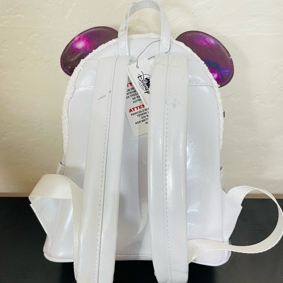 *READ* NWT Disney parks Minnie space mountain Loungefly mini backpack with flaws main image 8